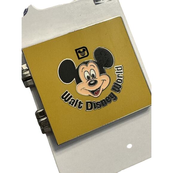 WALT DISNEY WORLD 50TH ANNIVERSARY MICKEY MOUSE PHOTO ALBUM PIN - Picture 2 of 4